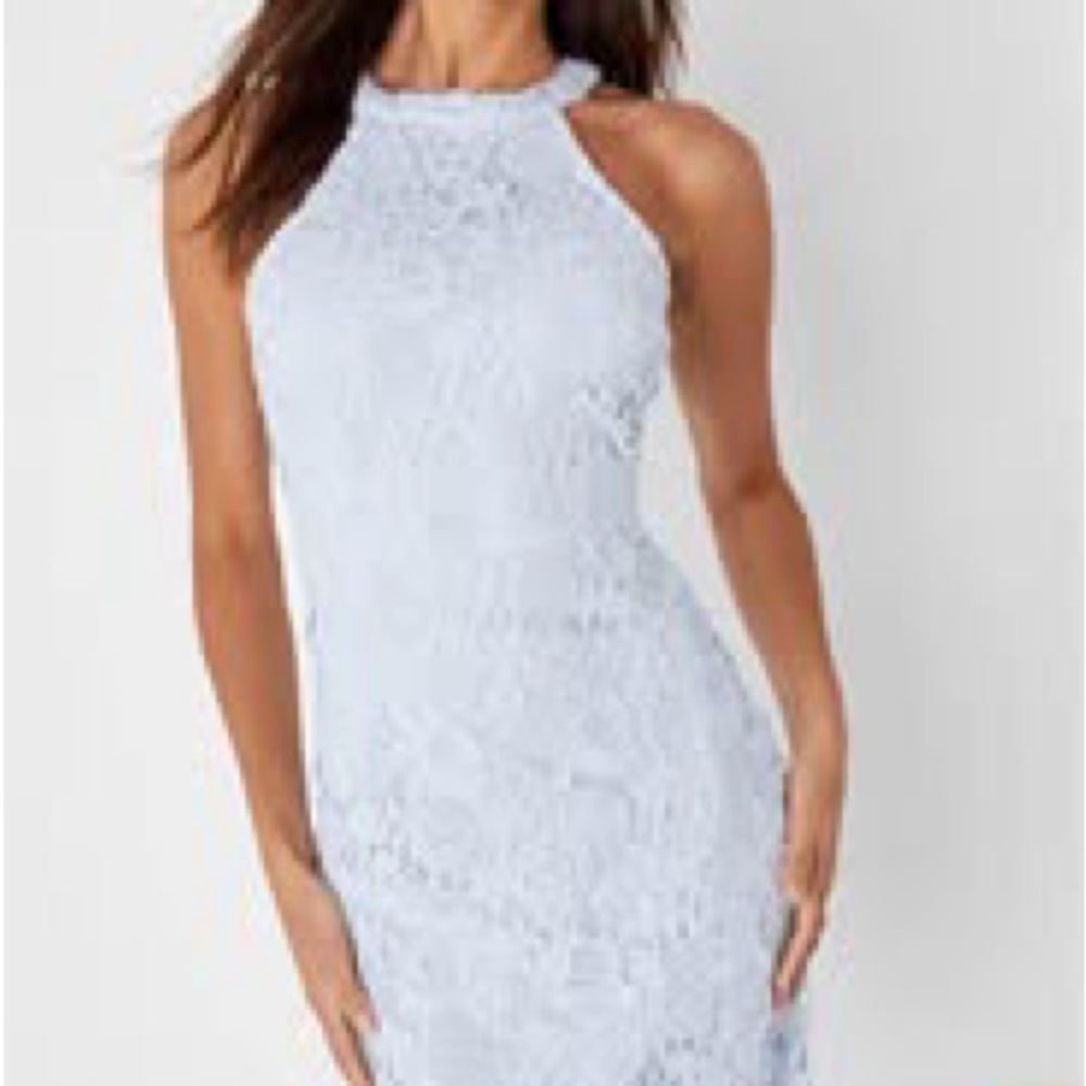 Lulu’s Light Blue Lace Mini Dress, NWT